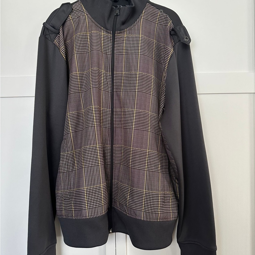 Plaid Black Jacket for Men